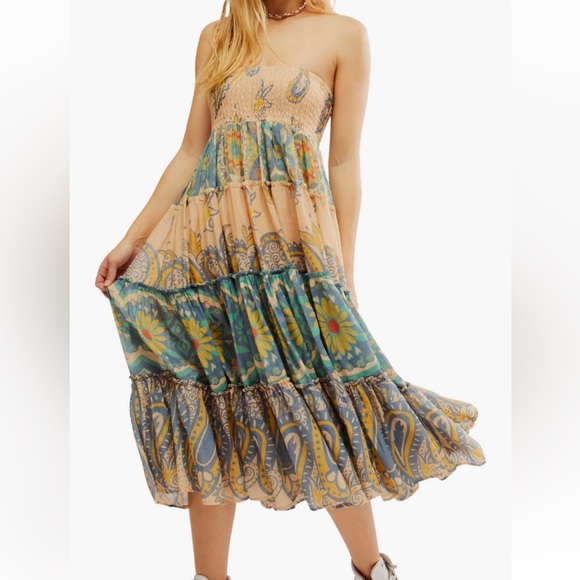 FREE PEOPLE MAXI SKIRT - Picture 2 of 8